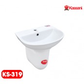 CHẬU LAVABO CHÂN TREO KASSANI 319 CHẬU LAVABO CHÂN TREO KASSANI 319